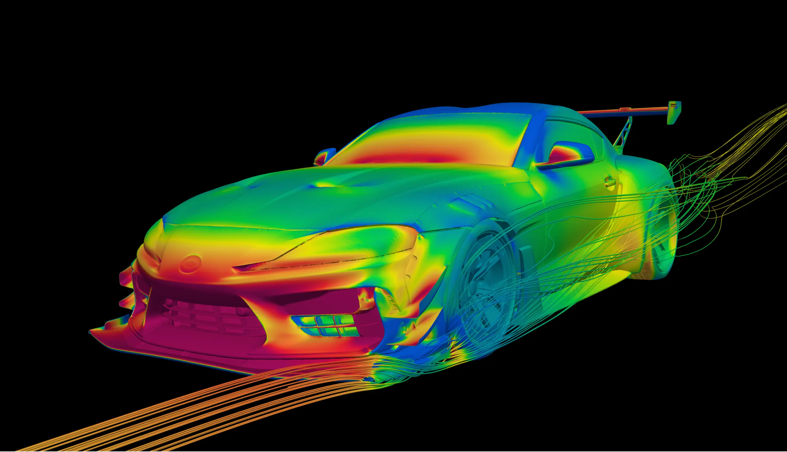 TOYOTA GR SUPRA - PRESSURE MAP